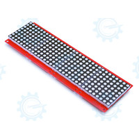 8x32 5mm dia Red LED Matrix Display