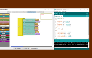 Setting Up your Arduino IDE with Ardublock & eGizmo PBOT2018 Library