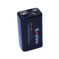 9V USB Li-ion Battery