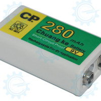 9V 280mAh Rechargeable Battery
