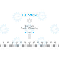 Nylon Nut 3mm Standard Thread