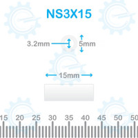 Nylon Stand Off 3.2X15 Without Thread