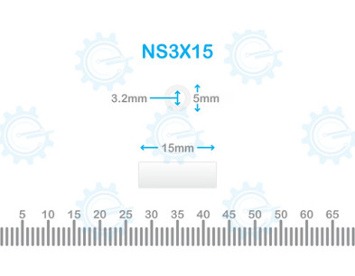 Nylon Stand Off 3.2X15 Without Thread