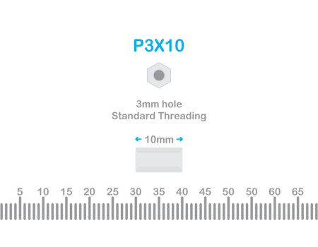 Nylon Standoff 3X10
