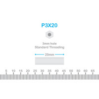 Nylon Standoff 3X20