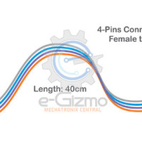 Female to Female 4-Pins Connecting Wire 40cm