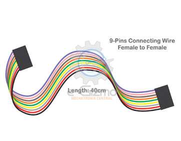 Female to Female 9-Pins Connecting Wire 40cm