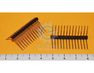 13-Pins Angle Connector 2.54mm Pitch