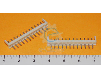 12-Pin Male Wafer White 2mm Pitch
