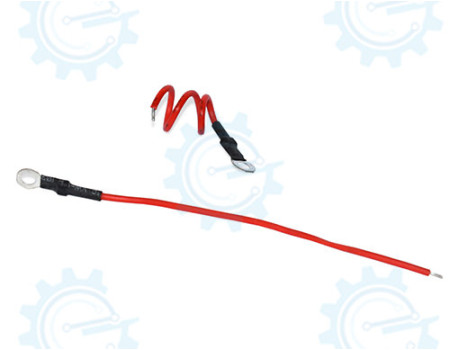 Ring Crimp Terminal with Wire 97.5mm