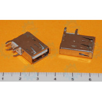 Female USB Type-A Vertical