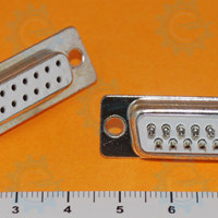 DB15 Connector Female Straight