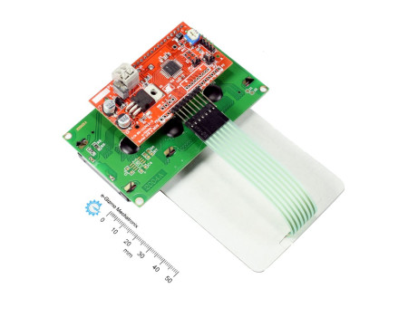 Serial LCD II 4X20 with Keypad 4X4 Function