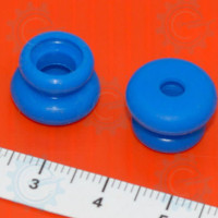 Rubber Grommet Round Blue