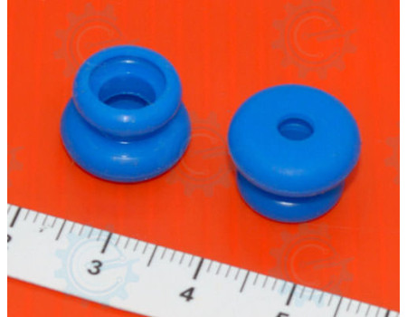 Rubber Grommet Round Blue