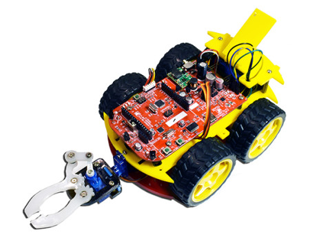 e-Bot (Gripper Bot) 4WD Programmable Mobile Robot
