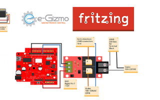 eGizmo Boards in Fritzing