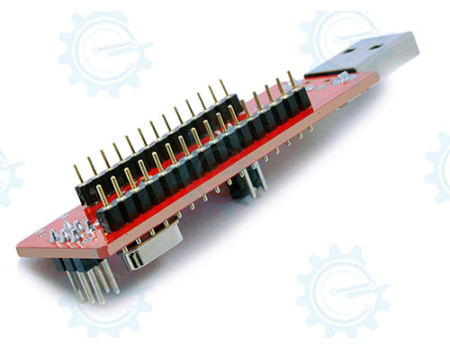 gizDuino Mini USB with ATmega328 (with Pins)