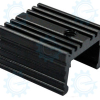 EHS-21 Aluminum Heatsink Black 15.2x17x10mm
