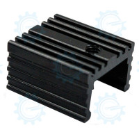 EHS-21 Aluminum Heatsink Black 15.2x17x10mm
