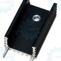 EHS-28 Aluminum Heatsink 25x25x9.9mm