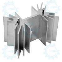EHS-23 Fin type Aluminum Heatsink 42.2x26.5x25.2mm