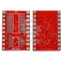 SOIC SSOP to DIP Adapter 20-Pin 600mils