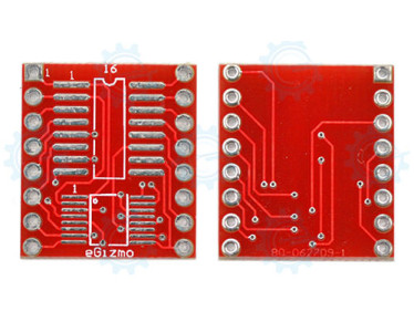 SOIC SSOP to DIP Adapter 16-Pin 600mils