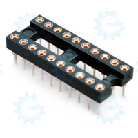 DIP IC Socket 20-Pins ( Hirel )