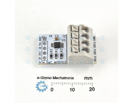 3 Channel 8-Bit Digital to Analog Converter Module DAC