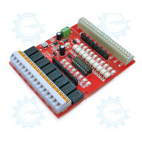 Isolated I/O Shield - Optoisolated Input dry Contact Relay Output