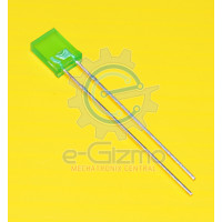 Green LED Square Type 4.75mm x 7.55mm