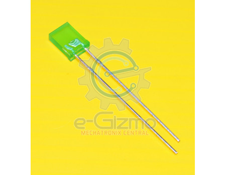 Green LED Square Type 4.75mm x 7.55mm