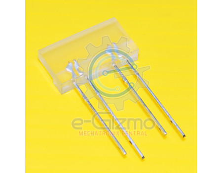 Yellow LED Square Dual 7.79mm x 14.9mm