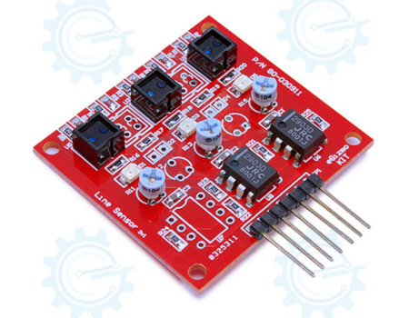 ROBOT SENSING: 3 Channel Line Tracker Sensor