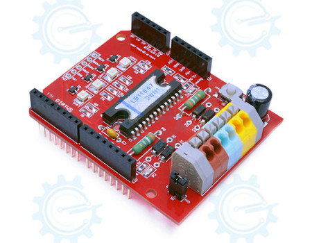 Motor Driver Shield ( Dual Channel DC Motor Driver )
