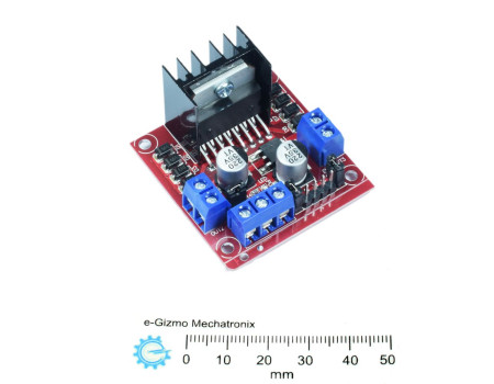 L298N Double H-Bridge DC Stepper Motor Driver