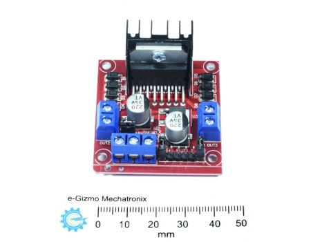 L298N Double H-Bridge DC Stepper Motor Driver