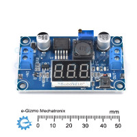3A DC-DC Adjustable Step Down Converter with Voltmeter LM2596 Buck