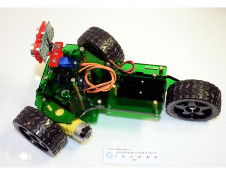 BatMobot Ultrasonic Distance Profiling Bot Chassis