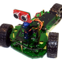BatMobot Ultrasonic Distance Profiling Bot Chassis