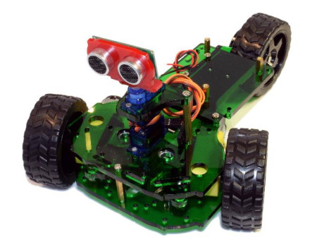 BatMobot Ultrasonic Distance Profiling Bot Chassis