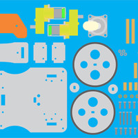 P-BOT Chassis (Disassembled)