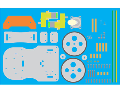 P-BOT Chassis (Disassembled)
