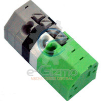 Terminal Block 4 Holes 4 Pins Gray, Black, White Green