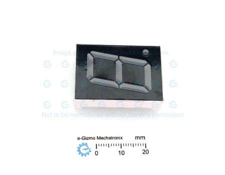 1-inch 7 segment LED Display Red Common Cathode 1106AS Series
