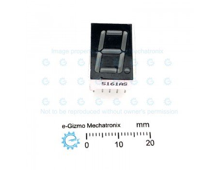 0.56-inch 7 segment LED Display Red Common Anode 5161BS Series