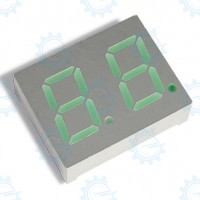 LTD482GC 7-Segment 2-Digit C.A. Green 20X16mm