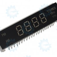 LTC-3827GMM 7-Segment 4-Digit C.A. Red 60.5X14mm