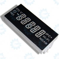 9810M 7-Segment 5-Digit C.A. Red 50X22.5mm
